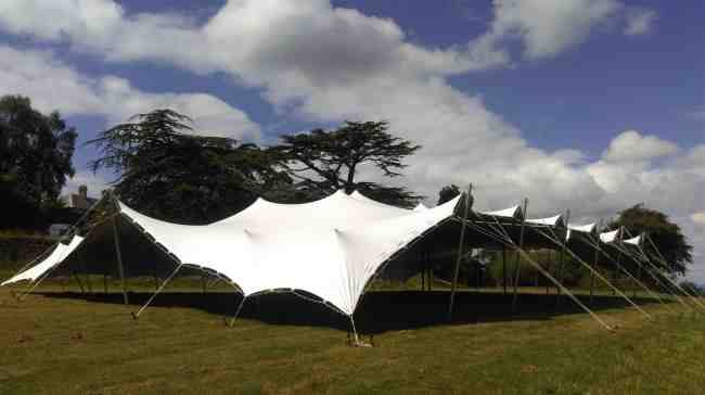 Stretch tent, The Wilderness Center 2017