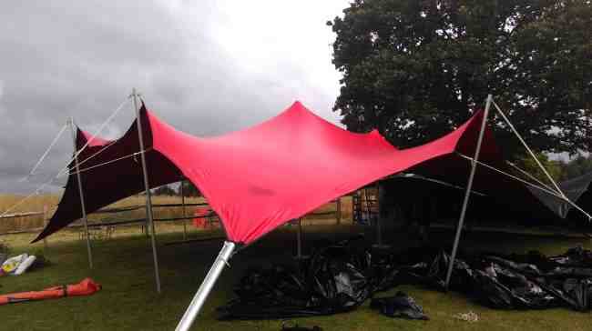 Red Fest going up