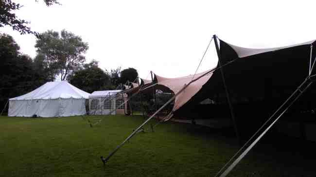 Stretch and Traditional catering tent, The Grange, Belluton 2017
