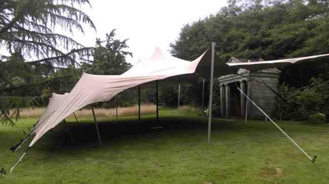 The ceremony tent