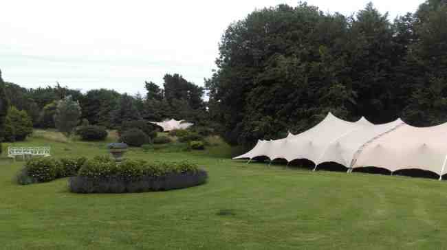 Stretch tent, The Grange Belluton 2017