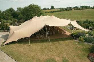 28x15m Stretch tent wedding 2015 Guildford