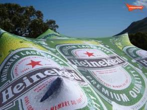 heineken stretch tent branding