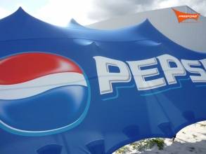 pepsi stretch tent branding